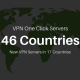 VPN servers in 46 countries