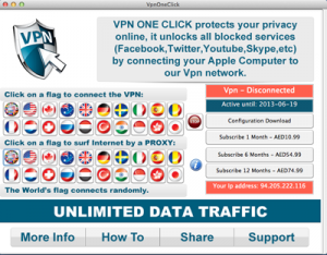 VPN One Click - How to Install on Mac 1